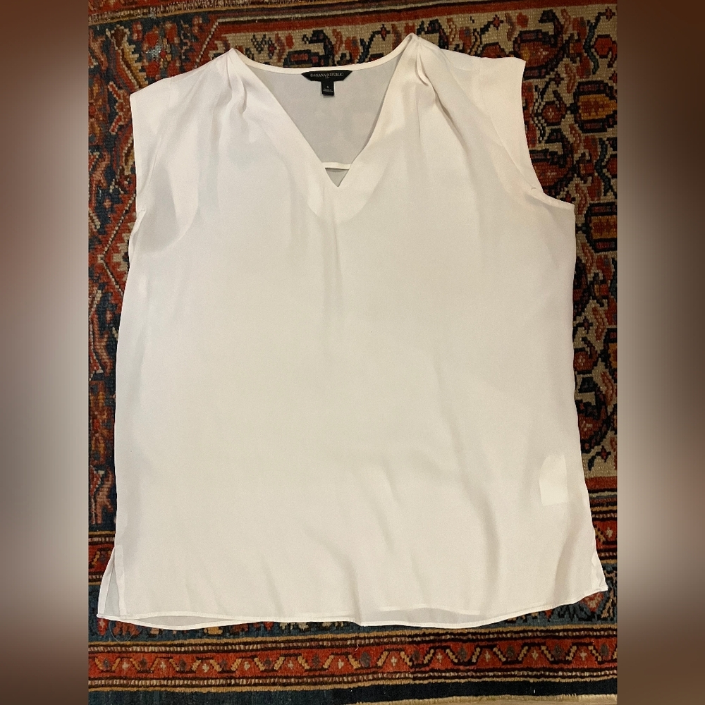 Cream Sleeveless Women's Top